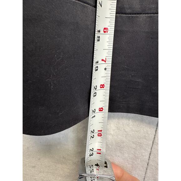 BCBGMaxazria STELLA High Pleated Waist Black Skirt Pockets Emo Goth Coquette - Picture 6 of 12